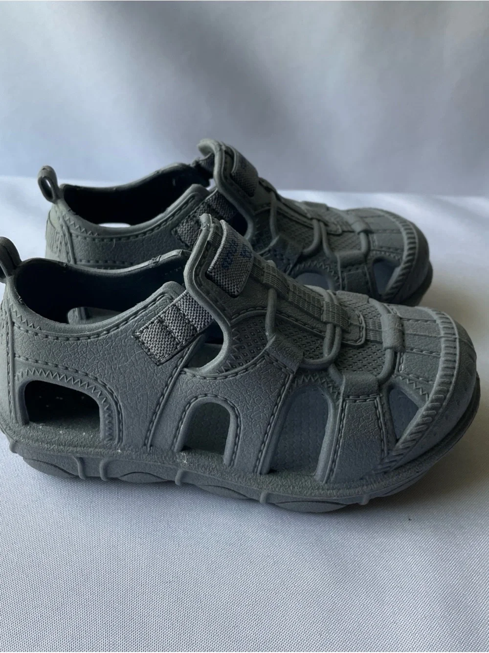 Kids Stride Rite 360 Gray Outdoor Sandal Sneakers - Comfortable Active Footwear